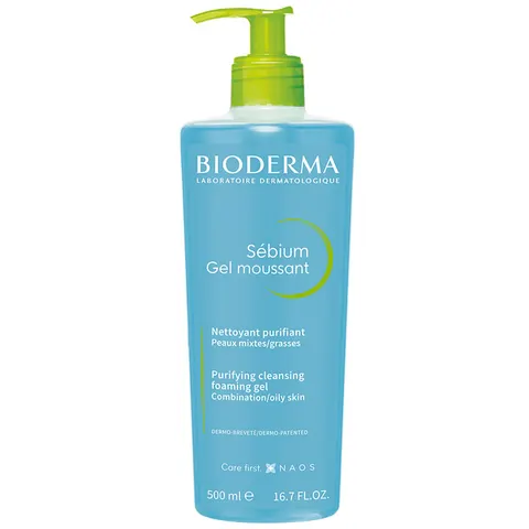 Bioderma Gel de Limpeza Facial Antioleosidade Sébium Gel Moussant 500ml — Bioderma