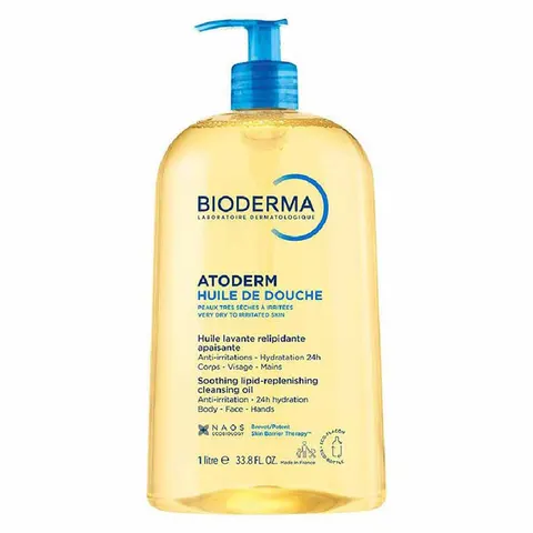 Óleo de Banho Hidratante Bioderma Atoderm Higiene Diária 1l — Bioderma
