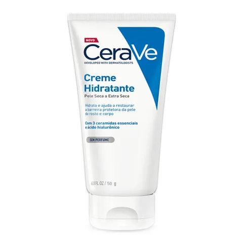Creme Hidratante Corporal CeraVe Pele Seca e Extra Seca com Ácido Hialurônico 50g — CeraVe