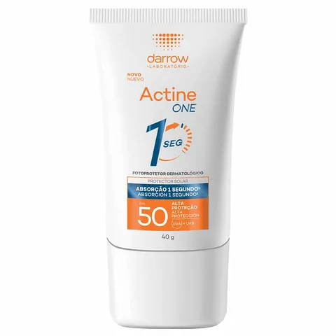 Darrow Actine One Protetor Solar Facial Sem Cor FPS50 40g — Darrow