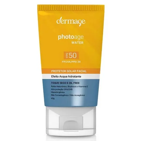 Protetor Solar Facial Dermage Photoage Water FPS50 40G — Dermage