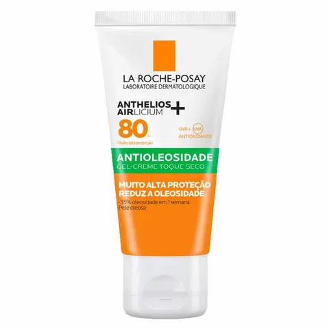 Protetor Solar Facial Antioleosidade Efeito Matte La Roche-Posay Anthelios Airlicium FPS 80 40g — La Roche-Posay