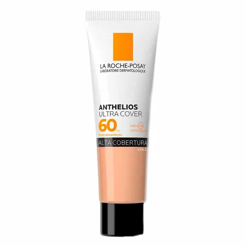 Protetor Solar Facial com Cor Toque Seco FPS 60 La Roche-Posay Anthelios Ultra Cover - Cor 2.5 — La Roche-Posay
