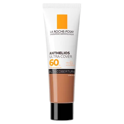 Protetor Solar Facial com Cor Toque Seco FPS 60 La Roche-Posay Anthelios Ultra Cover - Cor 5.0 — La Roche-Posay