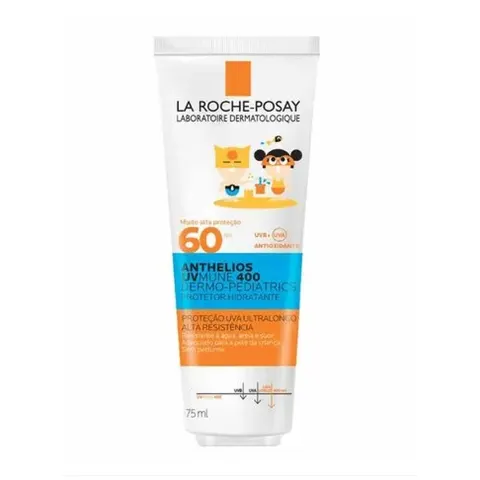 Protetor Solar Hidratante Anthelios La Roche-posay Pediatrics UVmune 400 FPS60 75ml — La Roche-Posay