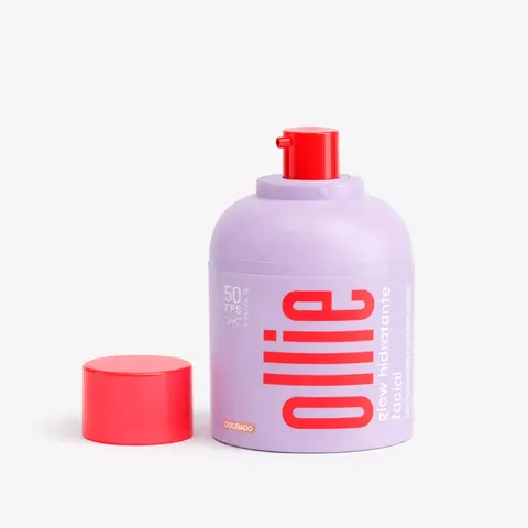 Glow Hidratante Facial FPS 50 Ollie - Dourado 30ml — Ollie